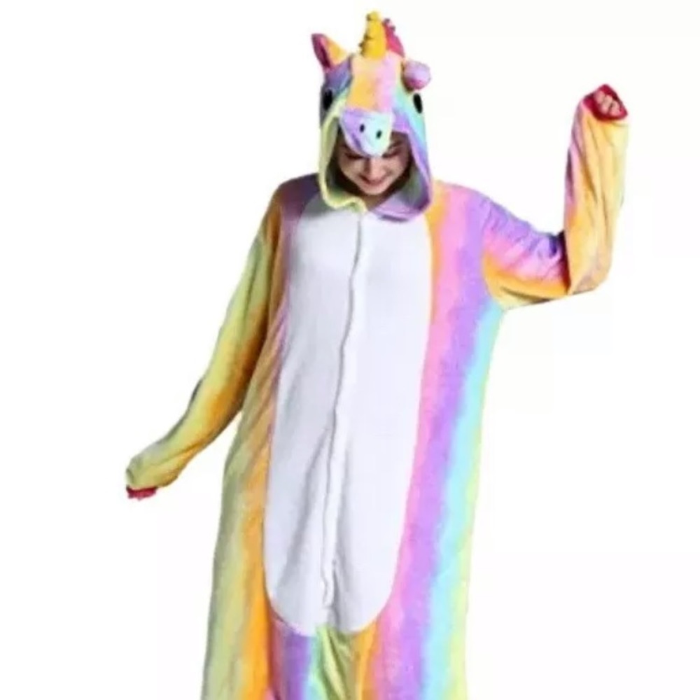 Adult Unisex Flannel Unicorn Animal Onesie Pajamas